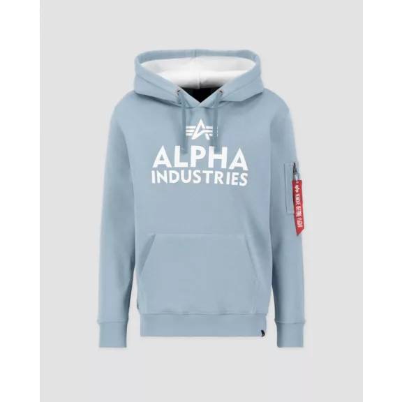 Foam Print Hoody - greyblue Foam Print Hoody - greyblue