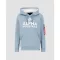 Foam Print Hoody - greyblue