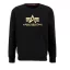 Basic Sweater Carbon - black/gold