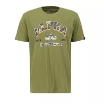College Camo T - moss green