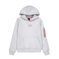 Metal Plate Hoodie - pastel grey
