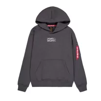 Metal Plate Hoodie - vintage grey