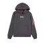 Metal Plate Hoodie - vintage grey