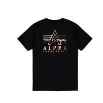 Camo Logo Puff Print BP T - black
