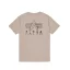Camo Logo Puff Print BP T - vintage sand
