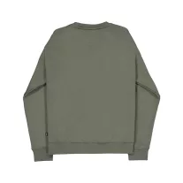 Camo Sleeve Crewneck - dark olive
