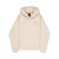 Logo Back Print Hoodie - organic beige