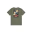 Pearl Harbor Back Print T-Shirt - dark olive