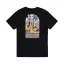 Naval Back Print T-Shirt - black