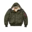 MA-1 Hooded - dark green