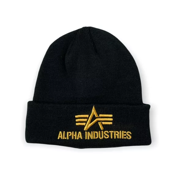 3D Beanie - black/yellow gold 3D Beanie - black/yellow gold