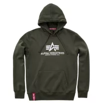 Basic Hoody - dark green