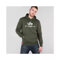 Basic Hoody - dark green