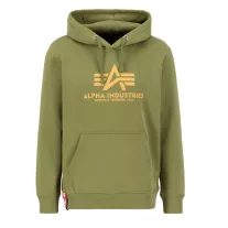 Basic Hoody - moss green
