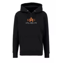 Basic Hoody Rubber - black