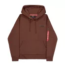 Back Print Hoody - powder brown