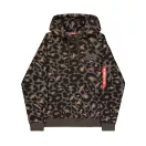 Back Print Hoodie - forest leo camo