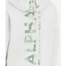 Back Print Hoody Camo Print - stone