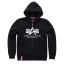 Basic Zip Hoody - black