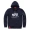 Basic Zip Hoody - replica blue