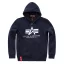 Basic Zip Hoody - replica blue