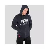 Basic Zip Hoody - replica blue