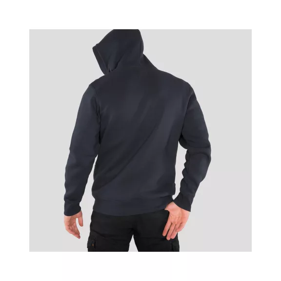 Basic Zip Hoody - replica blue