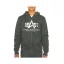 Basic Zip Hoody - dark olive