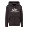 Basic Zip Hoody - hunter brown