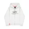 Basic Zip Hoodie - pastel grey melange