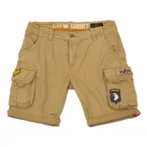 CREW SHORT PATCH - Sand