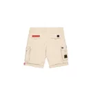 CREW SHORT PATCH - vintage white