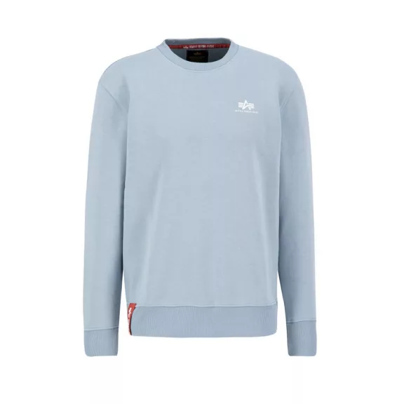 Basic Sweater Small Logo - greyblue Basic Sweater Small Logo - greyblue