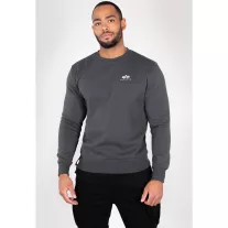 Basic Sweater Small Logo - greyblack