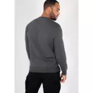 Basic Sweater Small Logo - greyblack Basic Sweater Small Logo - greyblack