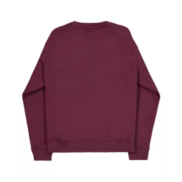 Basic Sweater Small Logo - dark cherry