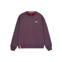 Basic Sweater Small Logo - plum