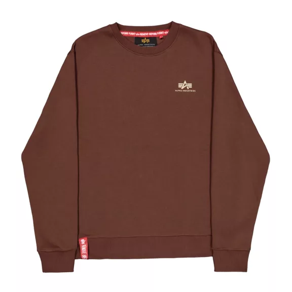 Basic Sweater Small Logo - powder brown Basic Sweater Small Logo - powder brown