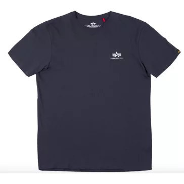 Basic T Small Logo - navy