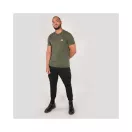 Basic T Small Logo - dark olive