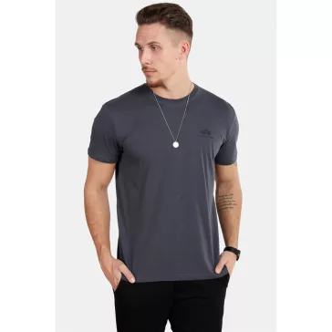 Basic T Small Logo - greyblack/black