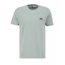 Basic T Small Logo - dusty green
