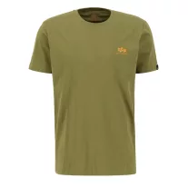Basic T Small Logo - moss green