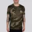 Basic T Small Logo Camo - olive camo