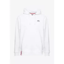 Basic Hoody Small Logo - white