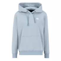 Basic Hoody Small Logo - greyblue