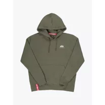 Basic Hoody Small Logo - dark olive
