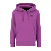Basic Hoody Small Logo - dark magenta