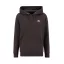 Basic Hoody Small Logo - hunter brown