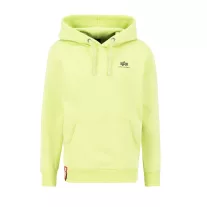 Basic Hoody Small Logo - hornet green